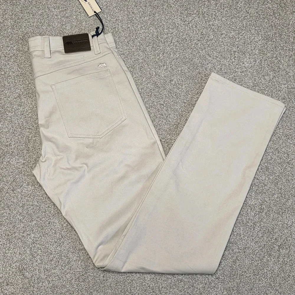 ONWARD RESERVE Mens Classic Five Pocket Pant Stone Sz 30x32 NWT $158 Preppy